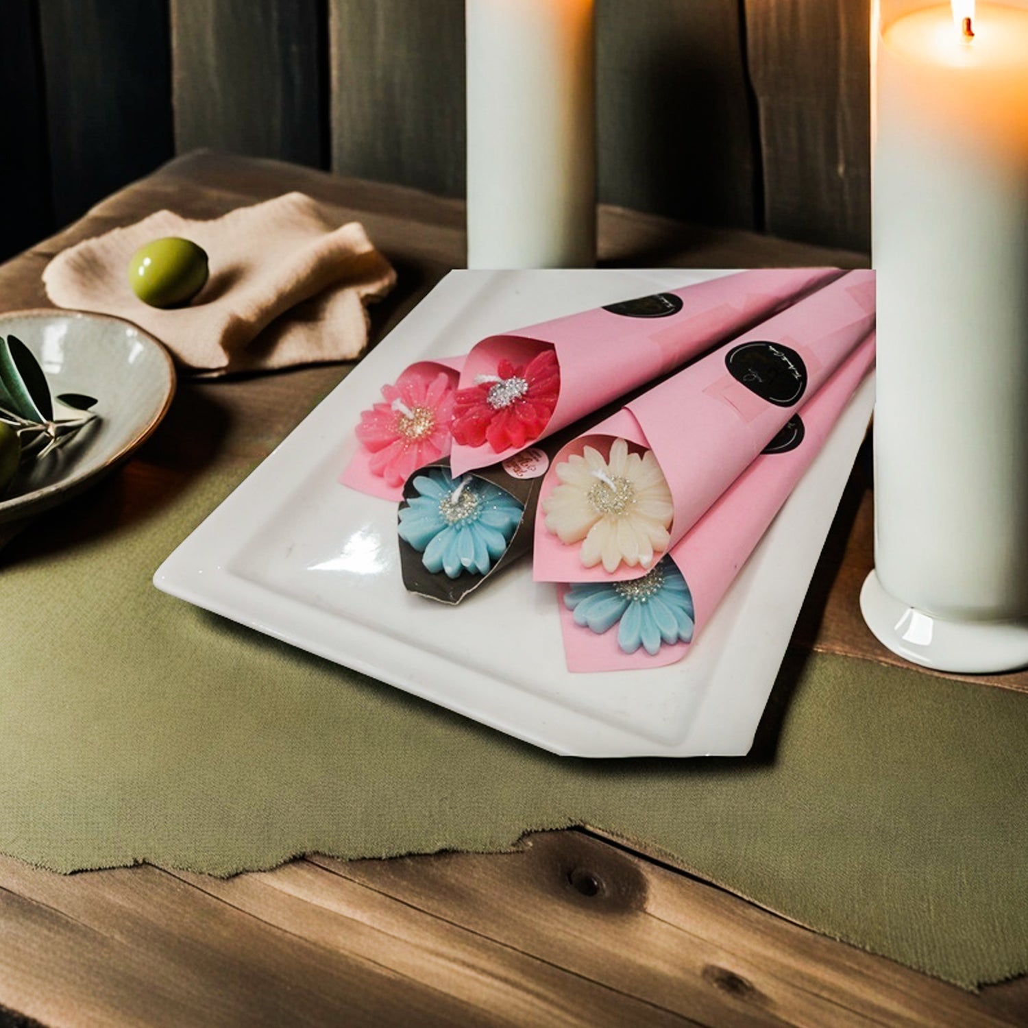 Rose Candle qandeelofficial