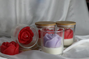 ROSE JAR CANDLE qandeelofficial new